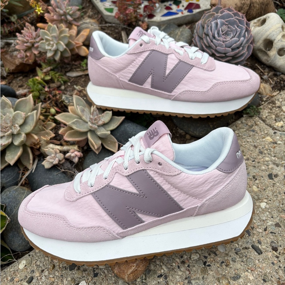 New Balance 237 Pink Purple Rose Violet Sneakers - Picture 11 of 11
